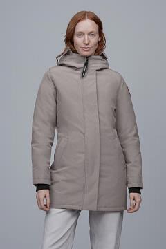 Chamarras Canada Goose Mujer Outlet - Victoria Abrigos Grises UF9360814